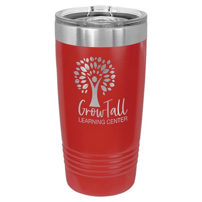 Polar Camel 20 oz. Red Ringneck Tumbler with Slider Lid