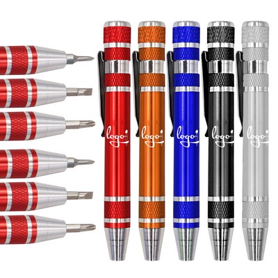 8" 1 Aluminum Pen Style Tool Kit