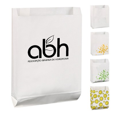 Oil Proof Paper Sandwich Bag Pastry Bags 4.3"x1.5"x5.9"