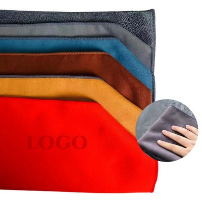 Suede Double Sided Car Washing Towel
