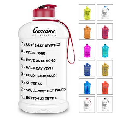 74oz Fitness Water Bottle with Time Marker