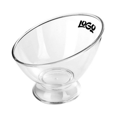 Transparent Slanted Salad Bowl
