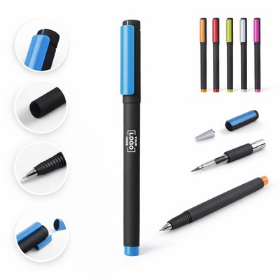 Custom Logo Gel Pen & Pen Cap