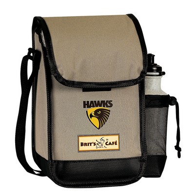Insulated Lunch Bag with Bottle Holder