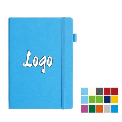 A6 Mini Ruled Lined Notebook With Water Resistant Pu Leather Cover