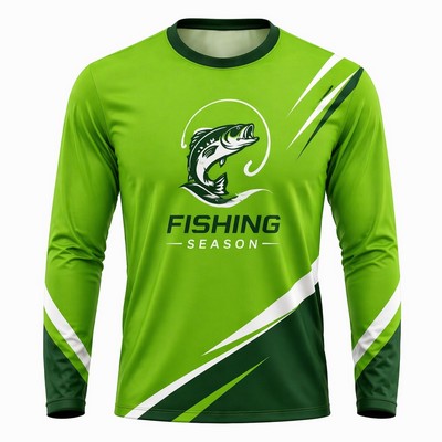 Unisex Sublimated Solar Protect Long Sleeve T Shirt 180GSM