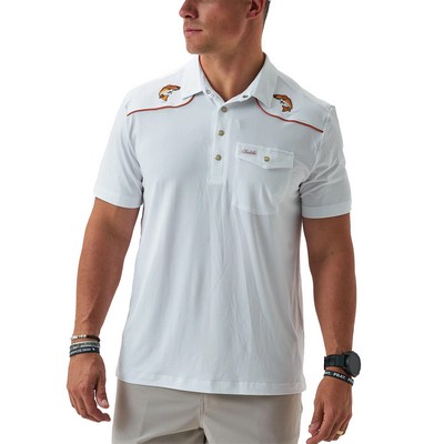 BURLEBO Pearl Snap Performance Polo