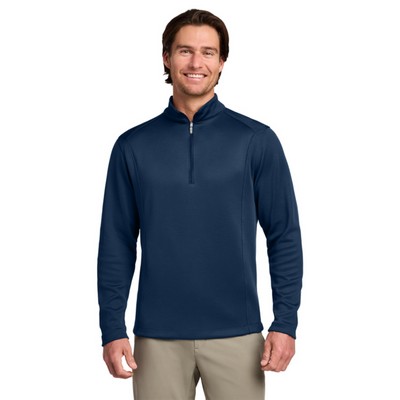 Nike Sport Textured Half-Zip Cover-Up Pullover