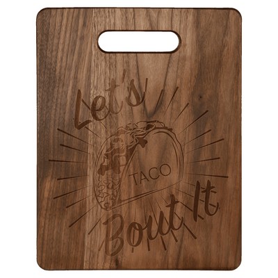 Genuine Walnut Gift-Ready Cutting Board, 11.5" x 8.75"