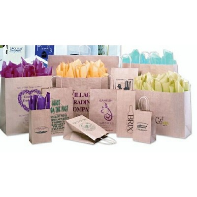 Short Run Natural Kraft Paper Shopping Bag (10"x5"x13")