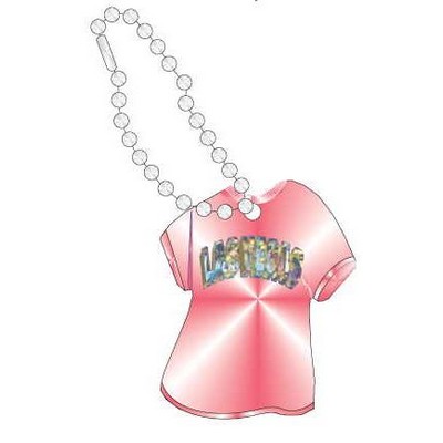 Las Vegas Collage Promotional T-Shirt Key Chain w/ Black Back (4 Square Inch)