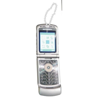 Cell Phone Promotional Key Chain w/ Black Back (2 Square Inch)