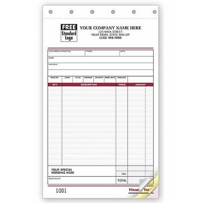 Sales Slip Forms - Spectra™ Collection, Large (3 Part)