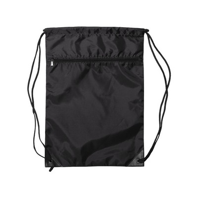Liberty Bags® Zippered Drawstring Backpack