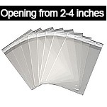 1.6 Mil Lip-N-Tape Bag w/7"-9" Opening (9 7/8"x4 7/16")
