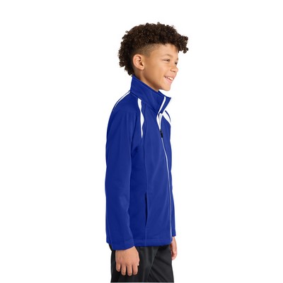 Sport-Tek® Youth Tricot Track Jacket