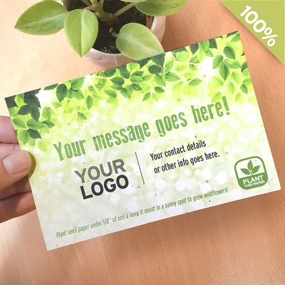 Go Green Medium Seed Paper Panel Cards