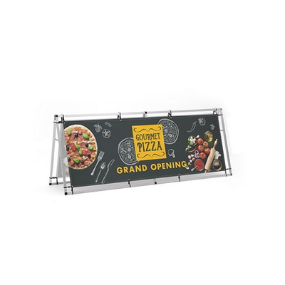 Aluminum A-Frame Vinyl Banner Display - 8'