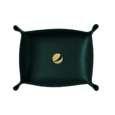 Rivet Valet Tray | Full Grain Leather | Made in USA