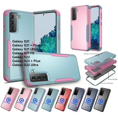 iBank ® Shockproof Case compatible with Galaxy S22 + Screen Protector