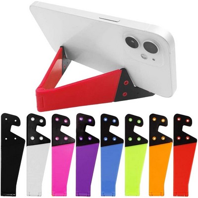 Pocket-Sized Colorful Portable Foldable V Model Mobile Phone Holder