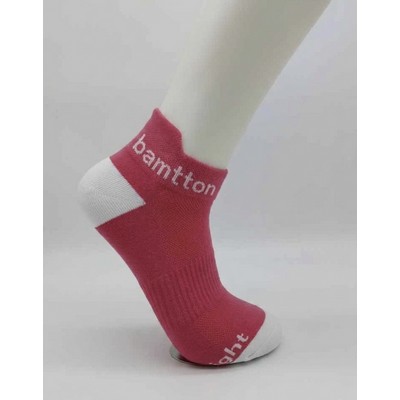 BAMTTON™ Premium Bamboo Knit Jacquard Athletic Low Cut Ankle Socks