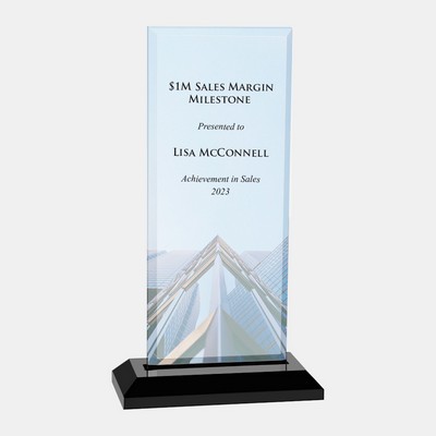 Color Photo Imprinted Acrylic Inspire Award (M)