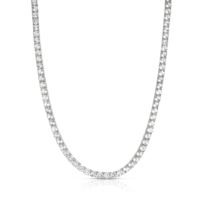 Jilco Inc. White Topez Tennis Necklace