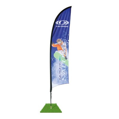 17' Shark Fin Wind Flag Only - Single Sided