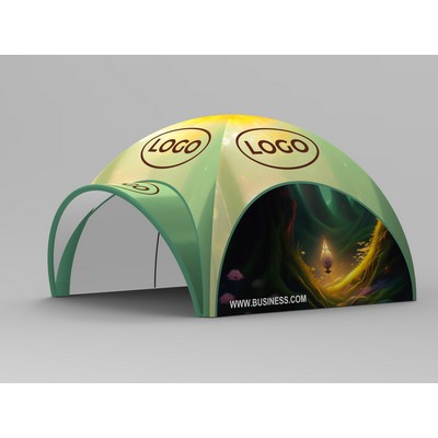 Inflatable tent 23'x23' with black legs