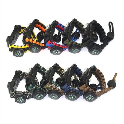 20" 1 Outdoor Survival Paracord Bracelet