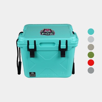 25 QT Bison® Hard Cooler Ice Chest 20.5" x 17.625" x 15"