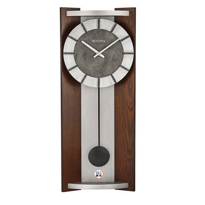 Bulova® Yarmouth Wall Clock W/ Color Medallion