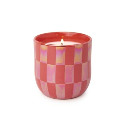 Lustre 10 Oz - Check Pattern, Cactus Flower