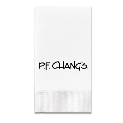 2-Ply White Dinner Napkin - 1/8 Fold, FSC® Certified - High Line