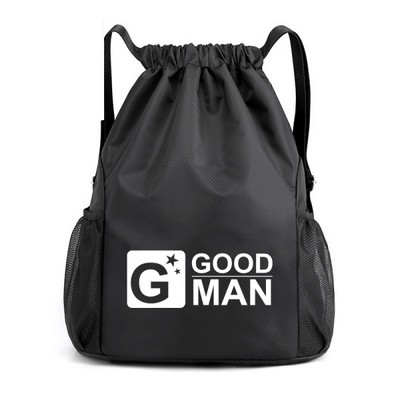 Waterproof Oxford Cloth Drawstring Backpack
