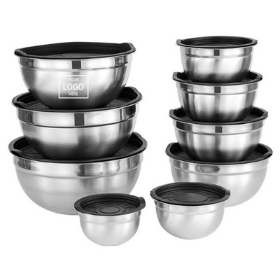 Stainless Steel Mixing Bowl w/Lid