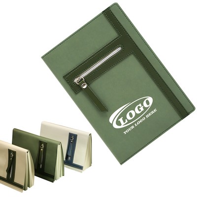 Zippered Hardcover Notebook