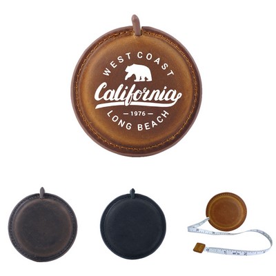 Mini Round Leather Tape Measure
