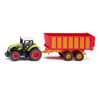 CLAAS Tractor With Silage Trailer Die-Cast Model