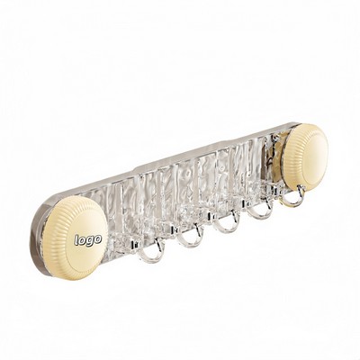 Rotating Suction Cup Hook Set for Bathroom Kitchen Storage