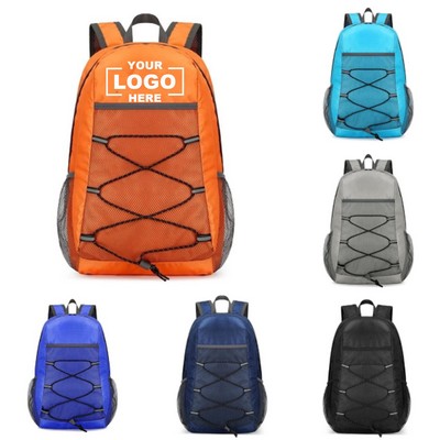 Colorful foldable backpack, multifunctional and lightweight, perfect for hiking and traveling.