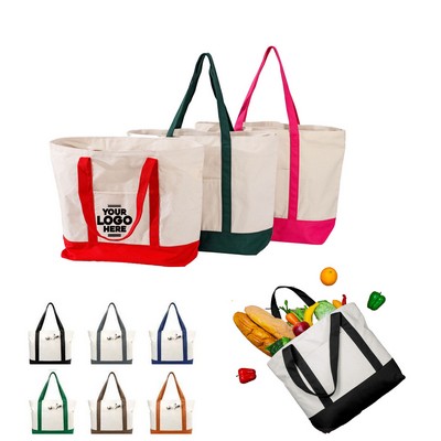 12Oz Reusable Shopping Cotton Canvas Tote Bag