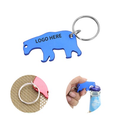 Arctic Bear Bottle Opener Keyring