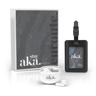 SILKEN Kit 6 : Earbuds and Smart Luggage Tag Gift Set