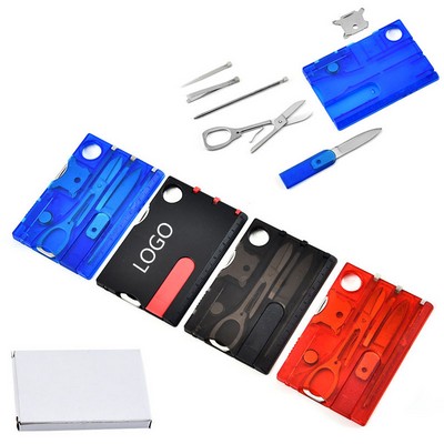 Multi-use Survival Tool Card Kit