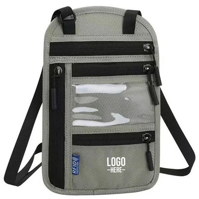 RFID Blocking Travel Neck Pouch