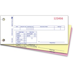 3-Part Plain Cash Receipts Book