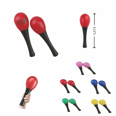 Polished Surface Maracas for Themed Parties and Carnivals