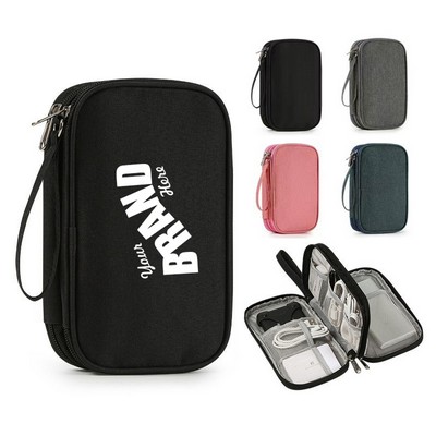 Two Compartment Tech Organizer Bag